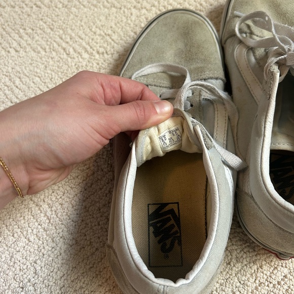 baby blue grey and white old school vans - Picture 4 of 5